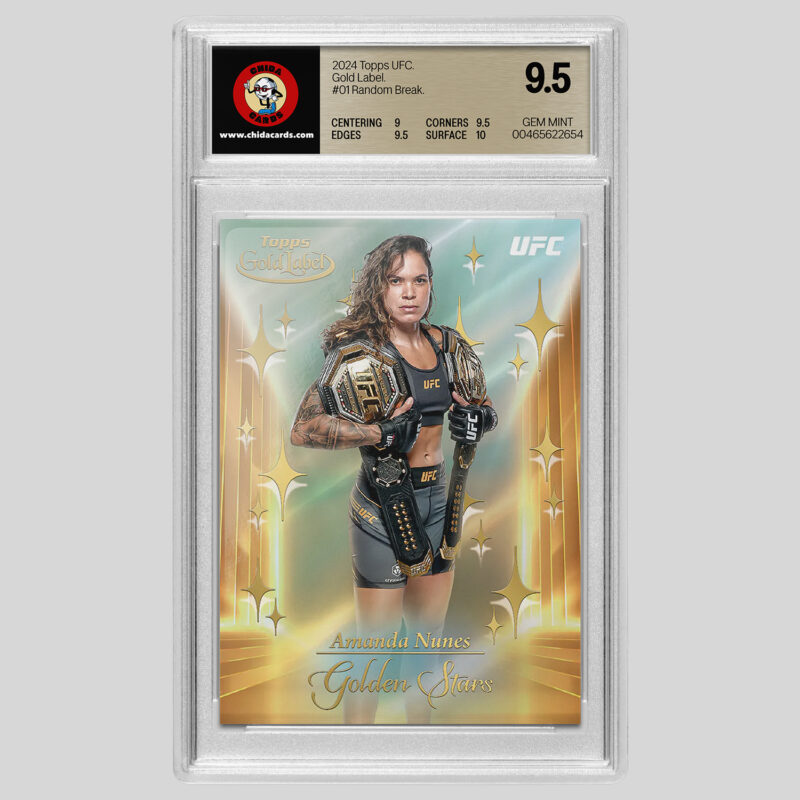 UFC Break 2024 Topps Gold Label