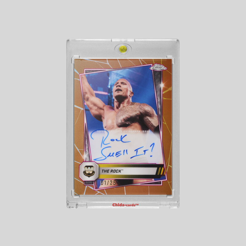 2025 TOPPS CHROME WWE HOBBY BOX - The Rock