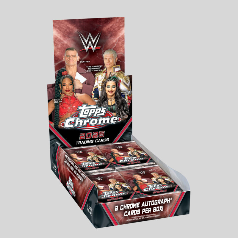 2025 TOPPS CHROME WWE HOBBY BOX