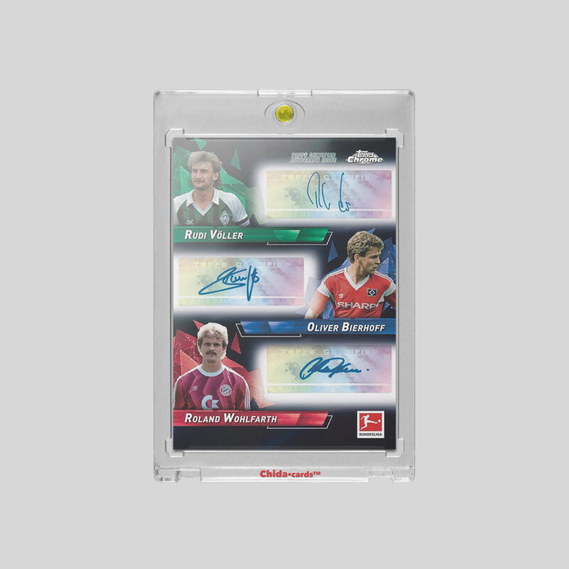Topps Chrome Bundesliga 24/25 Triple autograph