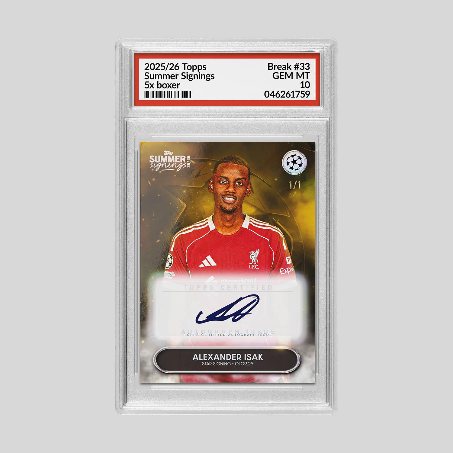 Topps Summer Signings UCC 2025/26 – Hobby Box break